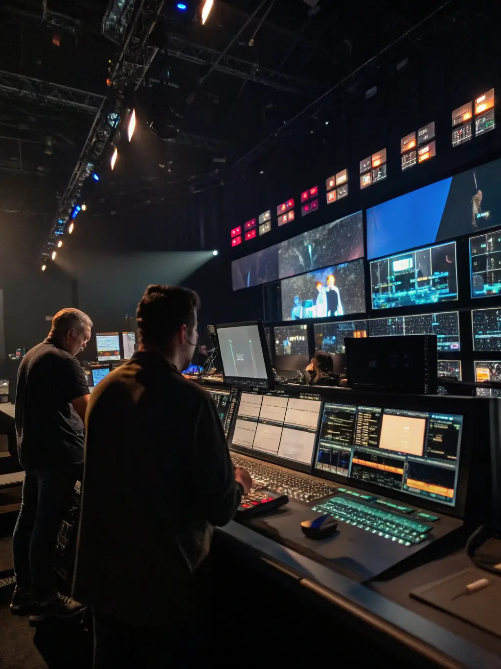 A utilities and energy operations center equipped with a ViewFlex IP video wall displaying energy grid status, consumption data, and maintenance schedules, optimizing resource management and operational efficiency.